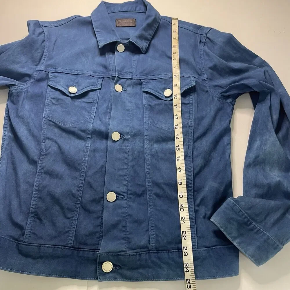 Monfrère Dean Denim Jean Jacket Women Size M Indigo‎ Blue Dipped Dye Unisex
